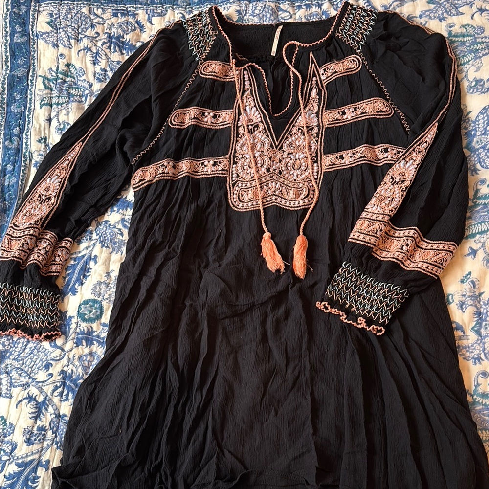 Free People Embroidered Dress